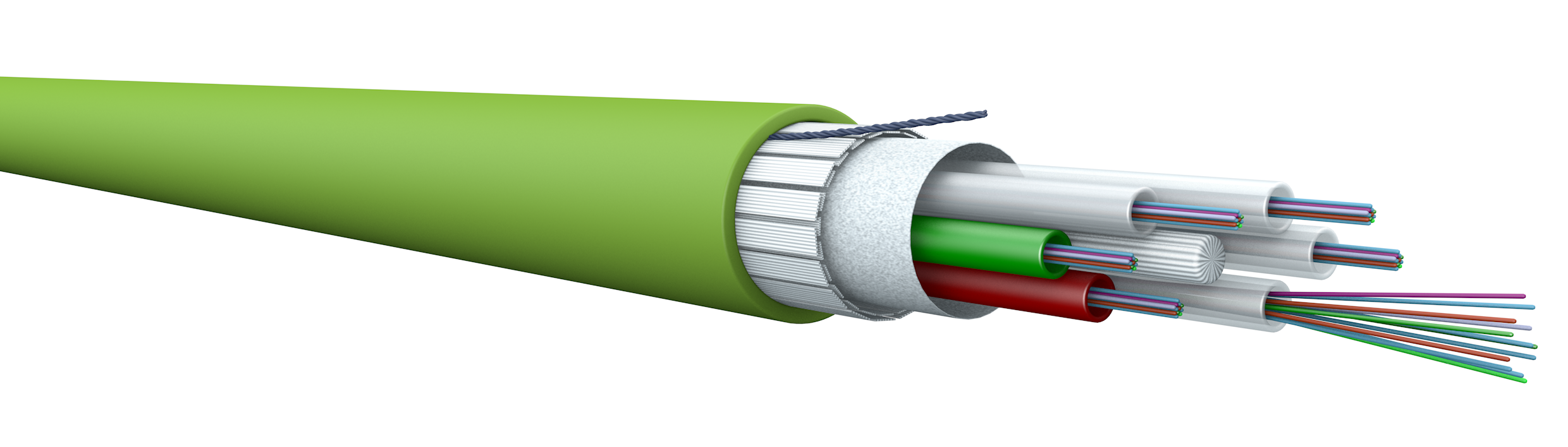 N09: UCFIBRE™ Universal Stranded Loose Tube Non-Metallic Gel-Filled B2ca 5kN Cable