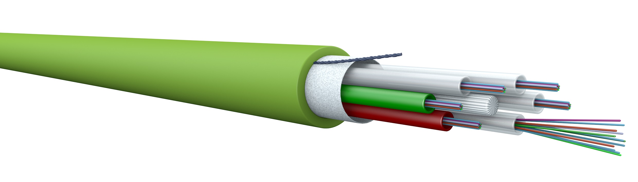 N12: UCFIBRE™ Universal Stranded Loose Tube Non-Metallic Gel-Filled Dca Cable