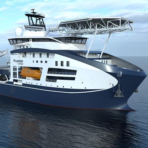 Prysmian presents the most advanced cable laying vessel "Leonardo da Vinci"