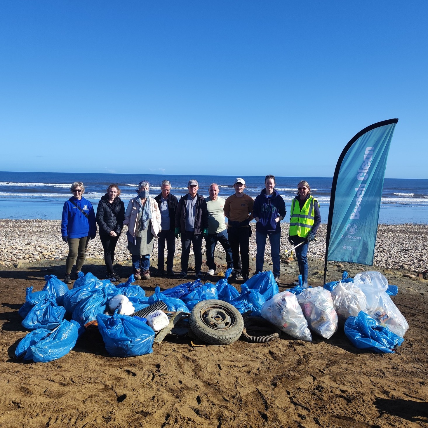 EGL1 County Durham and North Berwick beach clean